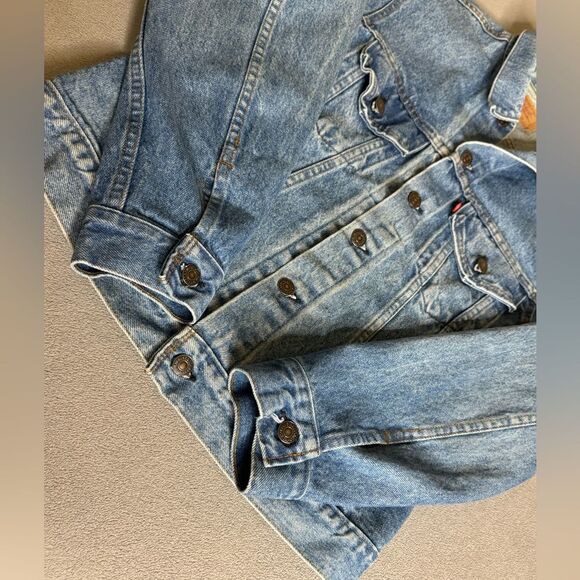 Vintage Levi’s 1980’s Jean Denim Jacket Blue Rare Mens size 40 Made in Usa - Picture 4 of 16